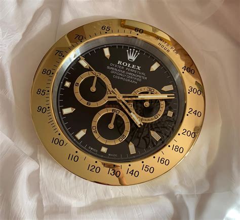 rolex wanduhr daytona gold|rolex 18 ct dial.